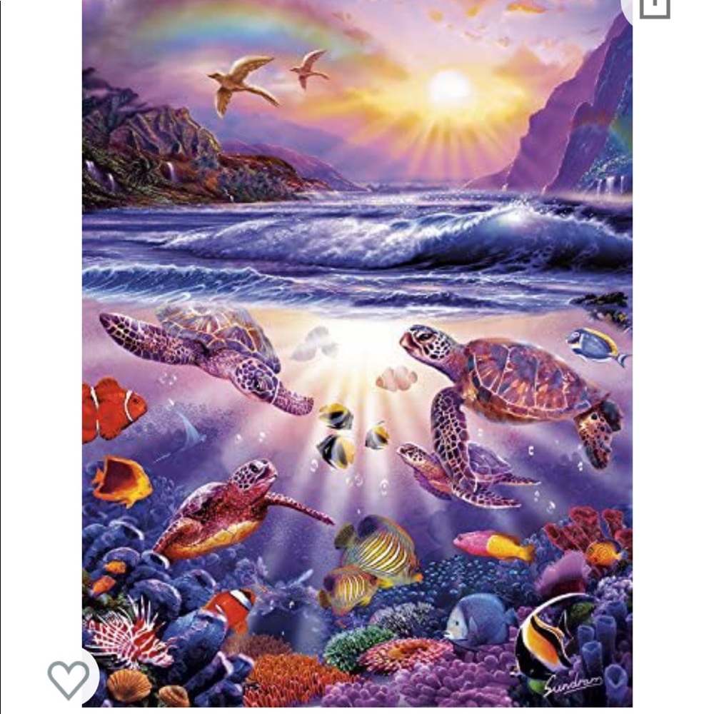1000 piece puzzle “Turtle Bay”